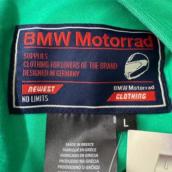 BMW Motorrad The Happy Maker Damen Comic Strip Graphic Tee Womens Size L NWT - Picture 10 of 11